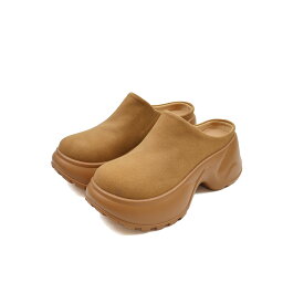 25年秋新作 VIVIAN ヴィヴィアン サボ 厚底 スリッポン レディース スリッパ つっかけ ブラック 黒 ブラウン キャメル スエード 大きいサイズ 小さいサイズ クロッグシューズ V3490AL