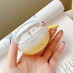 HUAWEI Freebuds 5i �P�[�X TPU�f�� ���� �J�o�[�C���z���E�w�b�h�z�� �A�N�Z�T���[ �t�@�[�E�F�C CASE �N���A �O���f�[�V���� �Y��� �N�₩�� ���� �J���t�� �ϏՌ� �����h�~ ���[ �ی� �\�t�g�P�[