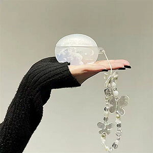 ファーウェイ HUAWEI Freebuds 5i ケース TPU素材 透明 カバーイヤホン・ヘッドホン アクセサリー CASE クリア 耐衝撃 落下防止 収納 保護 ソフトケース カバー 実用 創意 かわいい カバーを装着した