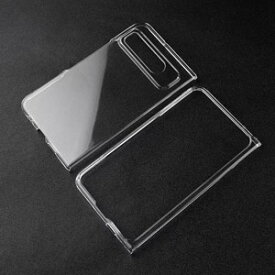 Google Pixel Fold ケース カバー 折りたたみ式 スマートフォンケース グーグル ピクセル CASE 衝撃に強い プラスチック製 PC素材 スマホ保護ケース クリア 耐衝撃カバー 衝撃防止 落下防止 人気 おすすめ おしゃれ カッコいい 透明 ハードカバー 背面カバー