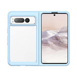 Google Pixel Fold �P�[�X �J�o�[ �܂肽���ݎ� �X�}�[�g�t�H���P�[�X �O�[�O�� �s�N�Z�� CASE �Ռ��ɋ��� �v���X�`�b�N�� PC�f�� �X�}�z�ی�P�[�X �N���A �ϏՌ��J�o�[ �Ռ��h�~ �����h�~ �l�C ��