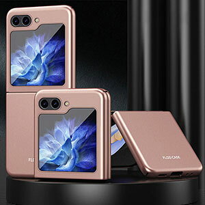 Samsung Galaxy Z Flip5 5G �P�[�X �܂肽���݌^Android�X�}�z�A�N�Z�T���[ PC �v���X�`�b�N�� CASE �ϏՌ� �y�� �����₷�� �S�ʕی� �J�b�R���� �֗� ���p �n�[�h�J�o�[ �l�C �w�ʃJ�o�[