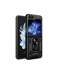 �T���X�� �M�����N�V�[ Samsung Galaxy Z Flip5 5G �P�[�X �܂肽���݌^Android�X�}�z�A�N�Z�T���[ TPU&PC �v���X�`�b�N�� �����O�u���P�b�g�t�� �w��h�~ �y�� �ɔ� ��G�蔲�Q CASE �ϏՌ� �y�� ������