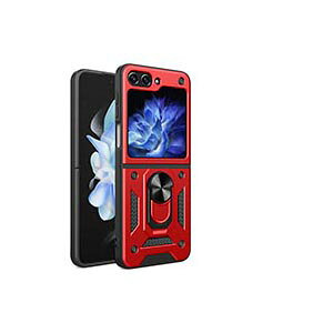 �T���X�� �M�����N�V�[ Samsung Galaxy Z Flip5 5G �P�[�X �܂肽���݌^Android�X�}�z�A�N�Z�T���[ TPU&PC �v���X�`�b�N�� �����O�u���P�b�g�t�� �w��h�~ �y�� �ɔ� ��G�蔲�Q CASE �ϏՌ� �y�� ������