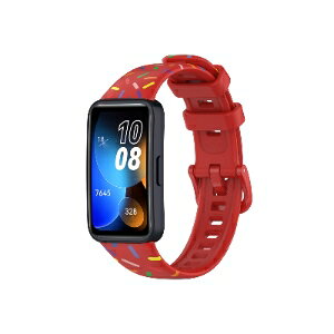 HUAWEI Band 8 Band 9 Band 10 交換 バンド シリコン素材 おしゃれ 腕時計ベルト スポーツ ベルト 交換用 ベルト 替えベルト 綺麗な マルチカラー 簡単装着 人気 おすすめ ベルト ウェアラブル端末・