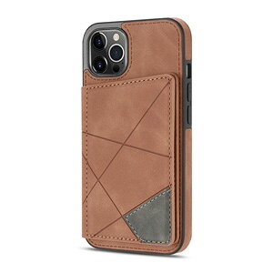 �A�b�v�� �A�C�t�H�� Apple iPhone 15 15 Plus 15 Pro 15 Pro Max�P�[�X TPU&PU���U�[ �w�ʃJ�o�[ 2�w�\�� �J�[�h���[ �X�^���h�@�\ CASE �����₷�� �Ռ��h�~ �����h�~ �y�� �֗� ���p �l�C �����������ӂ� 