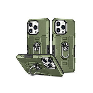 �A�b�v�� �A�C�t�H�� Apple iPhone 15 15 Plus 15 Pro 15 Pro Max�P�[�X TPU&PC �w�ʃJ�o�[ 2�d�\�� �u���P�b�g�t�� �X�^���h�@�\�t�� �����₷�� �֗� ���p CASE �y�� �Ռ��h�~ �����h�~ �J�b�R���� �J���t