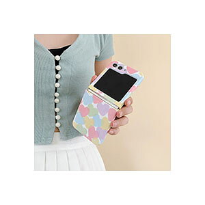 Samsung Galaxy Z Flip5 5G �P�[�X �܂肽���݌^ Android �X�}�z�A�N�Z�T���[ PC �v���X�`�b�N�� CASE �ϏՌ� �y�� �����₷�� ���킢�� �S�ʕی� ������� �J�b�R���� �Ռ��ɋ��� �֗� ���p �Y��� �N��