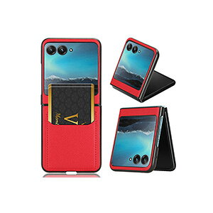 Motorola razr 40 Ultra �P�[�X �܂肽���݌^ ����ق��肩���� PC&PU���U�[ �w�ʃ��U�[�� �J�[�h���[�|�P�b�g �X�}�z�ی�P�[�X CASE ������ �ϏՌ� �y�� �����₷�� ���p �������� ������� �S��