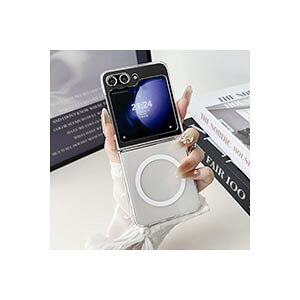 Samsung Galaxy Z Flip6 5G �N���A�P�[�X �܂肽���݌^Android�X�}�z�A�N�Z�T���[ PC �v���X�`�b�N�� CASE �ϏՌ� �y�� �����₷�� �}�b�g �}�O�l�b�g�����O �S�ʕی� �J�b�R���� �֗� ���p �����P�[�X 