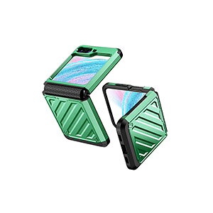 �T���X�� �M�����N�V�[ Samsung Galaxy Z Flip5 5G �P�[�X �܂肽���݌^Android�X�}�z�A�N�Z�T���[ TPU&PC �v���X�`�b�N�� �w��h�~ �y�� �ɔ� ��G�蔲�Q CASE �ϏՌ� �y�� �����₷�� �S�ʕی� �J�b�R��