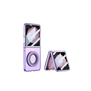 Samsung Galaxy Z Flip5 5G P[X ܂肽݌^ Android X}zANZT[ PC vX`bN CASE ϏՌ y  NA  ÕfBXvCیtBt ₷ 킢 Sʕی 