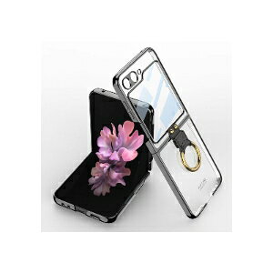 Samsung Galaxy Z Flip6 5G �P�[�X �܂肽���݌^ Android �X�}�z�A�N�Z�T���[ PC �v���X�`�b�N�� �����t�B�����t�� �����O�t�� CASE �ϏՌ� �y�� ���� �����₷�� ���킢�� �S�ʕی� ������� �J�b�R����