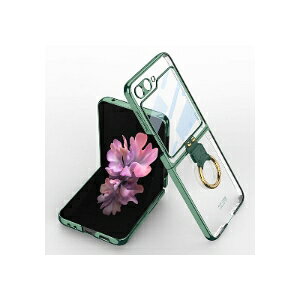 Samsung Galaxy Z Flip6 5G �P�[�X �܂肽���݌^ Android �X�}�z�A�N�Z�T���[ PC �v���X�`�b�N�� �����t�B�����t�� �����O�t�� CASE �ϏՌ� �y�� ���� �����₷�� ���킢�� �S�ʕی� ������� �J�b�R����