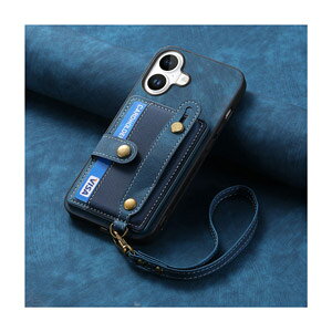 �A�b�v�� �A�C�t�H�� Apple iPhone 16 16 Plus 16 Pro 16 Pro Max�P�[�X CASE TPU&PU���U�[ 2�d�\�� �w�ʃ��U�[�� �Ռ��h�~ �X�^���h�@�\ �J�[�h���[ �X�g���b�v�t�� �y�� �֗� ���p �l�C �w��h�~ �ϏՌ��J