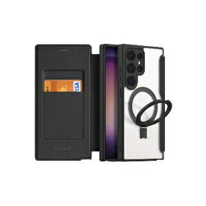 Samsung Galaxy S25 Ultra �P�[�X �ϏՌ��J�o�[ �蒠�^ ���z�^ TPU+PU���U�[�f�� ����h�~ �X�^���h�@�\ �֗� ���p ��G�蔲�Q �J�[�h���[ �l�C �T���X�� �M�����N�V�[ S25 Ultra �蒠�^�J�o�[ CASE