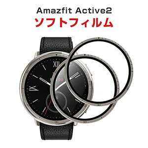 Amazfit Active2 EFAu[EX}[gEHb` HD Film SʕیtB  tی HD Film 3DEhގ یtB یV[g PETf wh~ h~ ptV[h 2