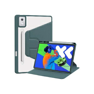 レノボ Lenovo Idea Tab Pro 12.7型(インチ) 2025 ケース 耐衝撃 カバー PC+PUレザー製 クリアバックケース おすすめ おしゃれ Tab Penの収納機能 持ちやすい 汚れ防止 スタンド機能 オートスリープ機能