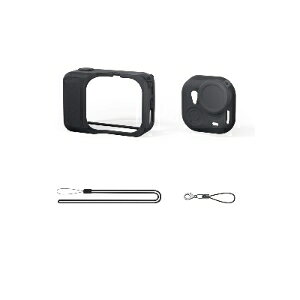 Insta360 GO Ultra ケース 耐衝撃 カバー 柔軟性のあるシリコン素材製 レンズ保護カバー付き 傷つき防止 ネックロープ付き ビデオカメラ アクセサリー 実用 人気 おすすめ おしゃれ 便利性の高い