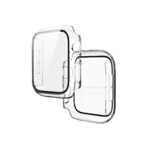 Apple Watch SE 3 40mm/44mm �P�[�X �}���`�J���[ PC+�����K���X ��ʕی� �n�[�h�P�[�X CASE �y�� �ȒP���� �Ռ��h�~ ��G�蔲�Q �ϏՌ� �֗� ���p �y�� �l�C �����������ӂ� �J�o�[