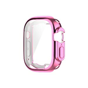 Apple Watch Ultra 3 49mm ケース カバー ウェアラブル端末・スマートウォッチ 液晶保護 メッキ仕上げ TPU素材 シンプルで 一体型 ソフトカバー CASE 落下衝撃 軽量 簡易着脱 人気 高級感があふれ 耐