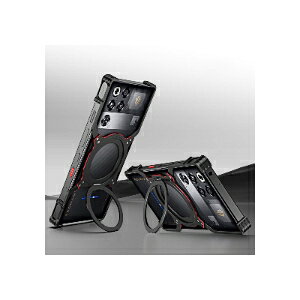 �k�r�A Nubia REDMAGIC 11 Pro/11 Pro+ �P�[�X �J�o�[ CASE �A���~�o���p�[�P�[�X �g �t���[�� �y�� �����₷�� ������� �X�^���h�@�\�t�� 360�x��] �ȒP���� ���M�� ���� �}�O�l�b�g�[�d ����������
