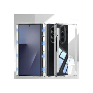 �T���X�� �M�����N�V�[ Samsung Galaxy Z TriFold �P�[�X �N���A �N���A�u���b�N �J�o�[ �܂肽���݌^ �ϏՌ��J�o�[ �P�[�X CASE PC&PU���U�[ �Ռ��h�~ �_�u���q���W���C�z���ی� �n�[�h�P�[�X �֗� �l