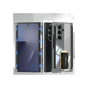 �T���X�� �M�����N�V�[ Samsung Galaxy Z TriFold �P�[�X �N���A �N���A�u���b�N �J�o�[ �܂肽���݌^ �ϏՌ��J�o�[ �P�[�X CASE PC&PU���U�[ �_�u���q���W���C�z���ی� �X�^���h�@�\ ���C�z�����܂�