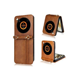 nubia Flip 3 �Ή� �X�}�z�P�[�X PU���U�[ PC�P�[�X �J�[�h���[ ���U�[�� �X�g���b�v�t�� ��|�� �V�����_�[ �܂肽���� �q���W�Ή� �ϏՌ� �L�Y�h�~ �����h�~ �y�� ������ �t���J�o�[ ������� 