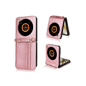 nubia Flip 3 �Ή� �X�}�z�P�[�X PU���U�[ PC�P�[�X �J�[�h���[ ���U�[�� �X�g���b�v�t�� ��|�� �V�����_�[ �܂肽���� �q���W�Ή� �ϏՌ� �L�Y�h�~ �����h�~ �y�� ������ �t���J�o�[ ������� 