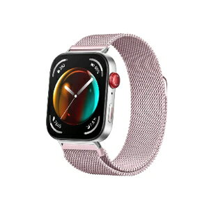 HUAWEI Watch Fit5 / Fit5 Pro �Ή� �~���l�[�[�o���h �X�e�����X ���b�V���x���g �}�O�l�b�g�� ���z�o���h �ʋC�� �y�� ������ �T�C�Y�������R ���E�ȒP �t�B�b�g�����Q �r�W�l�X �J�W���A�� �����Y
