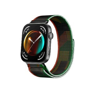 HUAWEI Watch Fit5 / Fit5 Pro �Ή� �~���l�[�[�o���h �X�e�����X ���b�V���x���g �}�O�l�b�g�� ���z�o���h �ʋC�� �y�� ������ �T�C�Y�������R ���E�ȒP �t�B�b�g�����Q �r�W�l�X �J�W���A�� �����Y