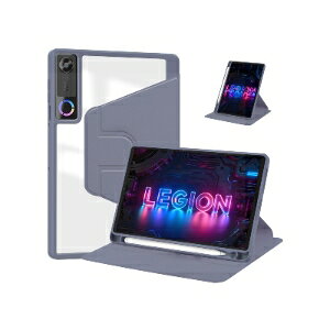 Lenovo Legion Tab (8.8�h, 5) ZAH20015JP 8.8�^ �Ή� �^�u���b�g�P�[�X 360�x��] �X�^���h�@�\ �A�N�����w�� ���� �N���A PU���U�[ �I�[�g�X���[�v �ϏՌ� �L�Y�h�~ �S�ʕی� �c�u�� ���u�� �Q�[�� ����