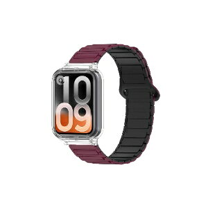 Xiaomi Smart Band 10 Pro �p �o���h �P�[�X ��̌^ �V���R���x���g PC�P�[�X �����P�[�X ����f�U�C�� �ی�J�o�[ �}�O�l�b�g�o���h ���C�z�� �y�� �ϏՌ� ���h�~ �t�B�b�g�����Q ���E�ȒP �X�}�[�g