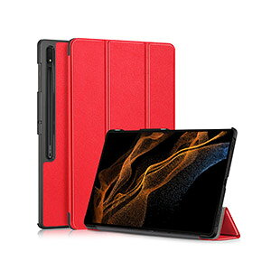 Samsung Galaxy Tab S9 Ultra 14.6�^ (�C���`) �P�[�X �J�o�[ �蒠�^ PU���U�[ �ϏՌ� �����h�~ ������� �M�����N�V�[ �^�u S9 �E���g�� CASE �����₷�� ����h�~ �X�^���h�@�\ �J�o�[ �������� ��������