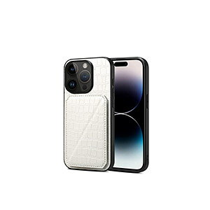 Apple iPhone 15 15 Plus 15 Pro 15 Pro Max �P�[�X �J�o�[ TPU&PU���U�[ �A�b�v�� CASE �X�^�C���b�V���ȃf�U�C�� �ϏՌ� �X�^���h�@�\ �J�[�h���[ �����������ӂ� ������� �J���t�� �J�b�R���� �����₷