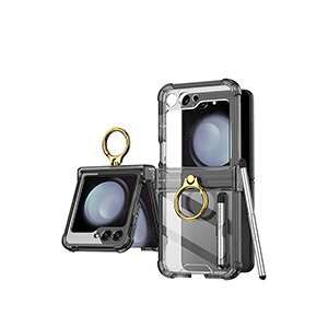 Samsung Galaxy Z Flip5 5G P[X ܂肽݌^AndroidX}zANZT[ TPU NAP[X y G蔲Q TX MNV[ CASE ϏՌ ₷ OuPbgt JbR  X