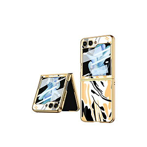 Samsung Galaxy Z Flip5 5G �P�[�X �܂肽���݌^Android�X�}�z�A�N�Z�T���[ �����K���X&PC 2�d�\�� �P�[�X ��G�蔲�Q CASE �X�g���b�v�z�[���t�� �ϏՌ� �����₷�� �J�b�R���� ���b�L�d�グ �֗� ���p 