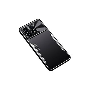 Poco X6 Pro �P�[�X �ϏՌ� �J�o�[ ����ق��肩���� �Ռ��ɋ���TPU+�A���~�w�ʃp�l�� �����̎��� 2�d�\�� �Ռ��h�~ �������� ������� �l�C �V���I�~ ���� POCO X6 �v�� �P�[�X �w�ʃJ�o�[ CASE ��
