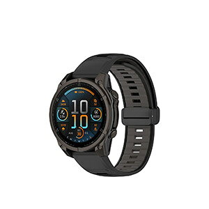 Garmin Descent G2 tactix 8 AMOLED tactix 8 Dual Power 51mm 交換 バンド シリコン素材 おしゃれ 腕時計ベルト スポーツ ベルト 替えベルト 綺麗な マルチカラー 簡単装着 磁気吸着 人気 おすすめ QuickFitウォ