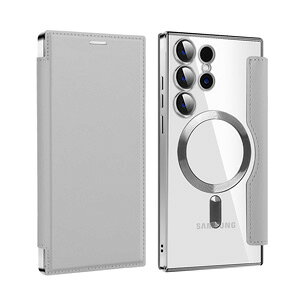 Samsung Galaxy S25 �J�o�[ Galaxy S25+ �ϏՌ��J�o�[ �蒠�^ TPU+PU���U�[�f�� ����h�~ �X�^���h�@�\ �G�b�W�E���b�L �}�O�l�b�g�[�d ���p ��G�蔲�Q �J�[�h���[ �l�C �T���X�� �M�����N�V�[ S25 �蒠