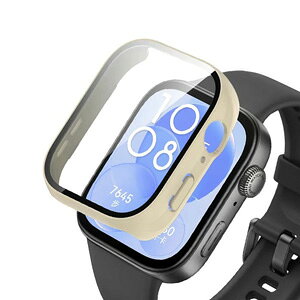 HUAWEI Watch Fit 4 pro �N���A�P�[�X �V���v���� �v���X�`�b�N�� PC&�����K���X ��ʕی�t�B���� 2�d�\�� �J�o�[ CASE �ϏՌ� �J�b�R���� �֗� ���p �y�� �l�C �t�@�[�E�F�C �E�H�b�` Watch Fit 4 pro �J