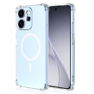 �I�b�| OPPO Reno15 A/Reno15 F �N���A �P�[�X �J�o�[ TPU�f�� �l���ϏՌ� �w�ʃ}�O�l�b�g���� �����h�~ �w��h�~ �y�ʔ��^ ��G�蔲�Q �ی�P�[�X �֗� ���p �l�C �������� ������� �֗����̍��� 
