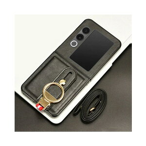 ZTE �k�r�A �t���b�v3 ZTE Nubia Flip3 5G �P�[�X ����ق��肩���� �܂肽���݌^ �X�}�z�A�N�Z�T���[ PC+PU���U�[�f�� CASE �X�}�z�ی� �n�[�h�P�[�X ������ �ϏՌ� �y�� �X�g���b�v�t�� �����₷