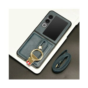 ZTE �k�r�A �t���b�v3 ZTE Nubia Flip3 5G �P�[�X ����ق��肩���� �܂肽���݌^ �X�}�z�A�N�Z�T���[ PC+PU���U�[�f�� CASE �X�}�z�ی� �n�[�h�P�[�X ������ �ϏՌ� �y�� �X�g���b�v�t�� �����₷