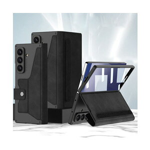 �T���X�� �M�����N�V�[ Z �t�H�[���h8 �E���g�� 5G Samsung Galaxy Z Fold8 Ultra 5G �P�[�X �蒠�^ �J�o�[ �J�[�h���[ PU���U�[+�����K���X CASE �ϏՌ��J�o�[ �X�^���h�@�\ �Ռ��h�~ �J�b�R���� ����h