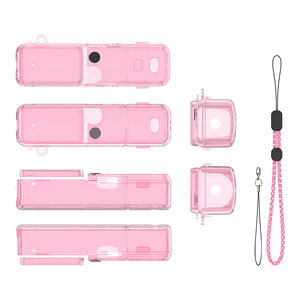 DJI OSMO POCKET 4P ���[�{�b�N�X ���[�P�[�X �ی�J�o�[ �ی�P�[�X �S���ʂŕی� �ٕ��ՓˁE�L�Y�E�������� �����h�~ ���X�g�o���h PC�f�� �v���X�`�b�N�� �n�[�h�P�[�X �X�|�[�c�J�����A�N