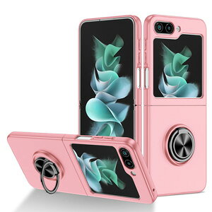 Samsung Galaxy Z Flip6 �M�����N�V�[ Z �t���b�v6 5G �P�[�X �ϏՌ� �J�o�[ �܂肽���݌^ �P�[�X ����ق��肩���� TPU&PC�f�� �v���X�`�b�N�� �����O�t�� �X�^���h�@�\ �y�� �����₷�� �J�b�R����