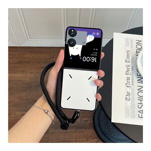 �V���I�~ Xiaomi Mix Flip �܂肽���݌^Android�X�}�z�A�N�Z�T���[ �P�[�X PU���U�[�f�� �X�g���b�v�t�� �X�g���b�v�z�[���t�� CASE �ϏՌ� ����h�~ �����������ӂ� �y�� �S�ʕی� ������� �J�b�R