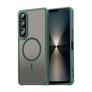 SONY Xperia 1 VII Xperia 10 VII ケース 耐衝撃 カバー タフで頑丈 背面マグネット留め マットタイプ TPU+PC素材 おしゃれ カッコいい 便利 実用 人気 衝撃に強い ソニー エクスペリア 1 VII エクスペリ